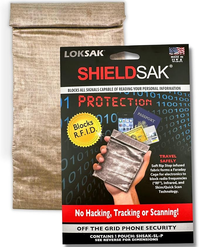 Rfid Shieldsack Blocking Bag Card and Mobile Holder