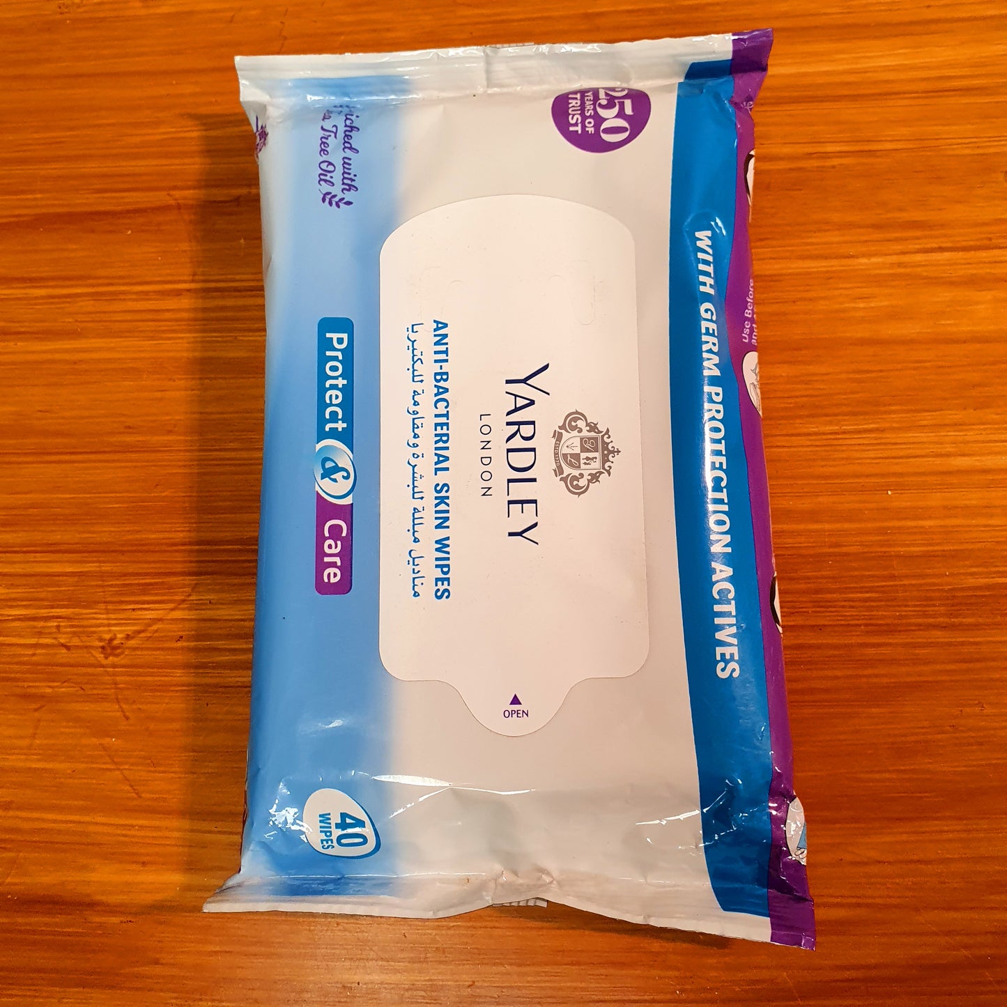 Yardley wipes