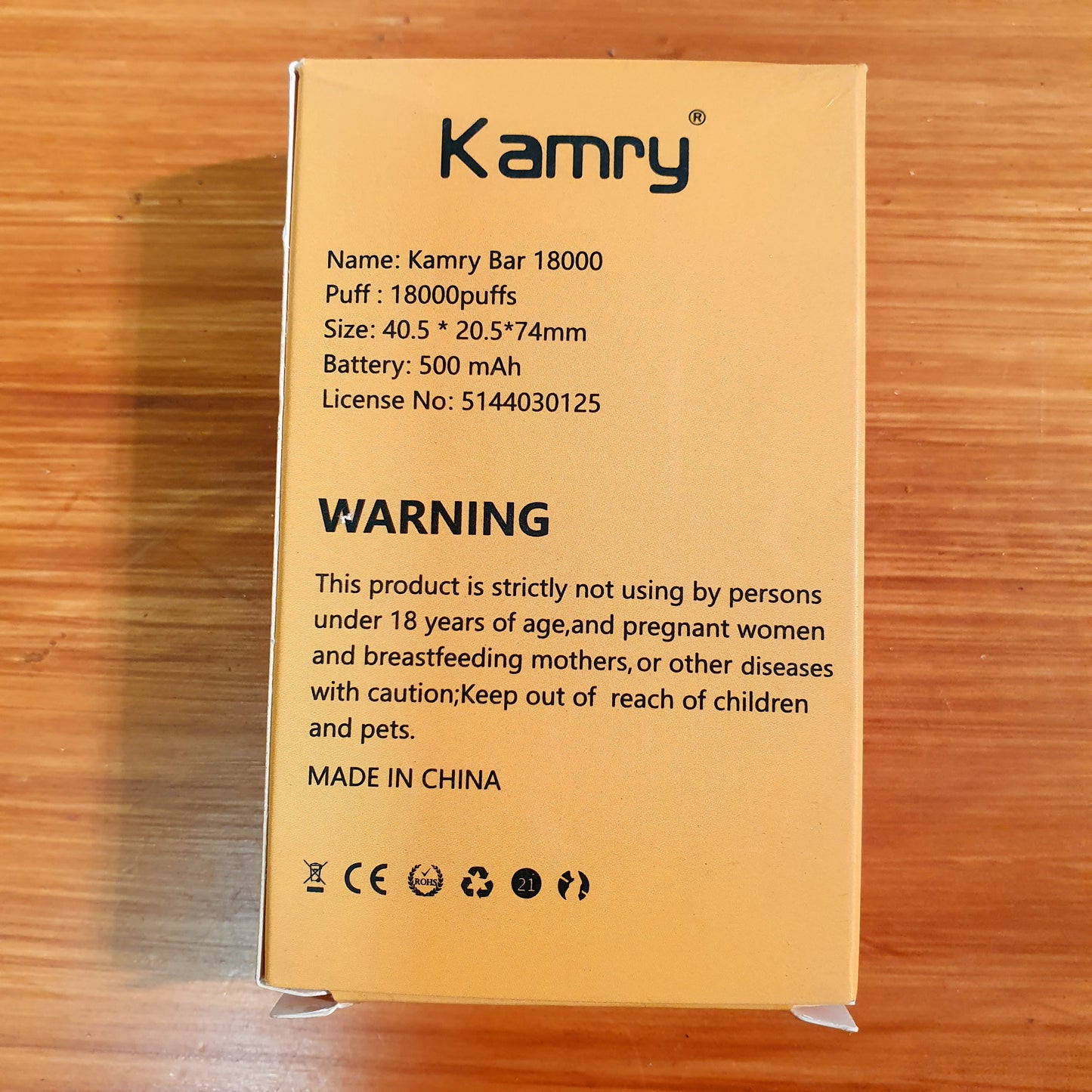 Kamry Vape Refillable