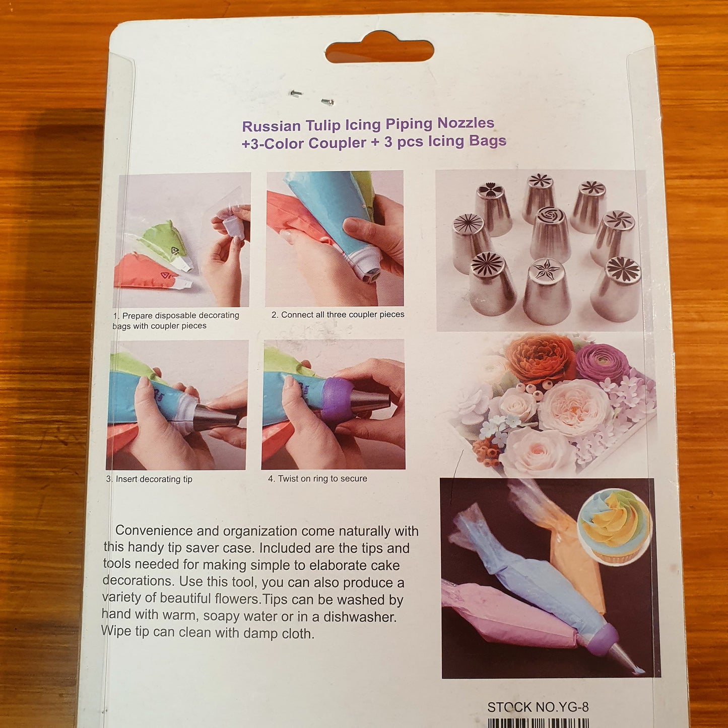 Cake decoration nozzle set