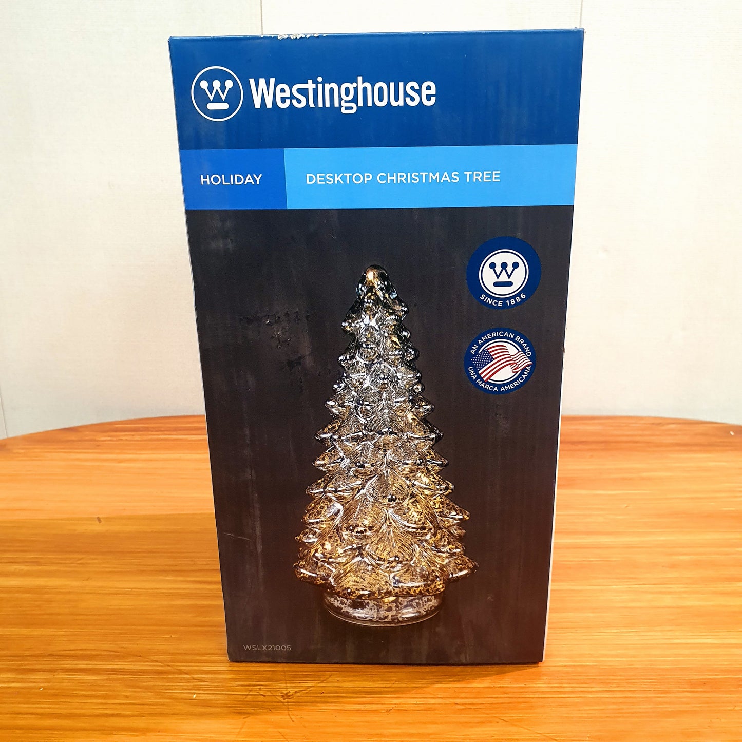 Desktop Christmas Decoration Lamp Glass Material