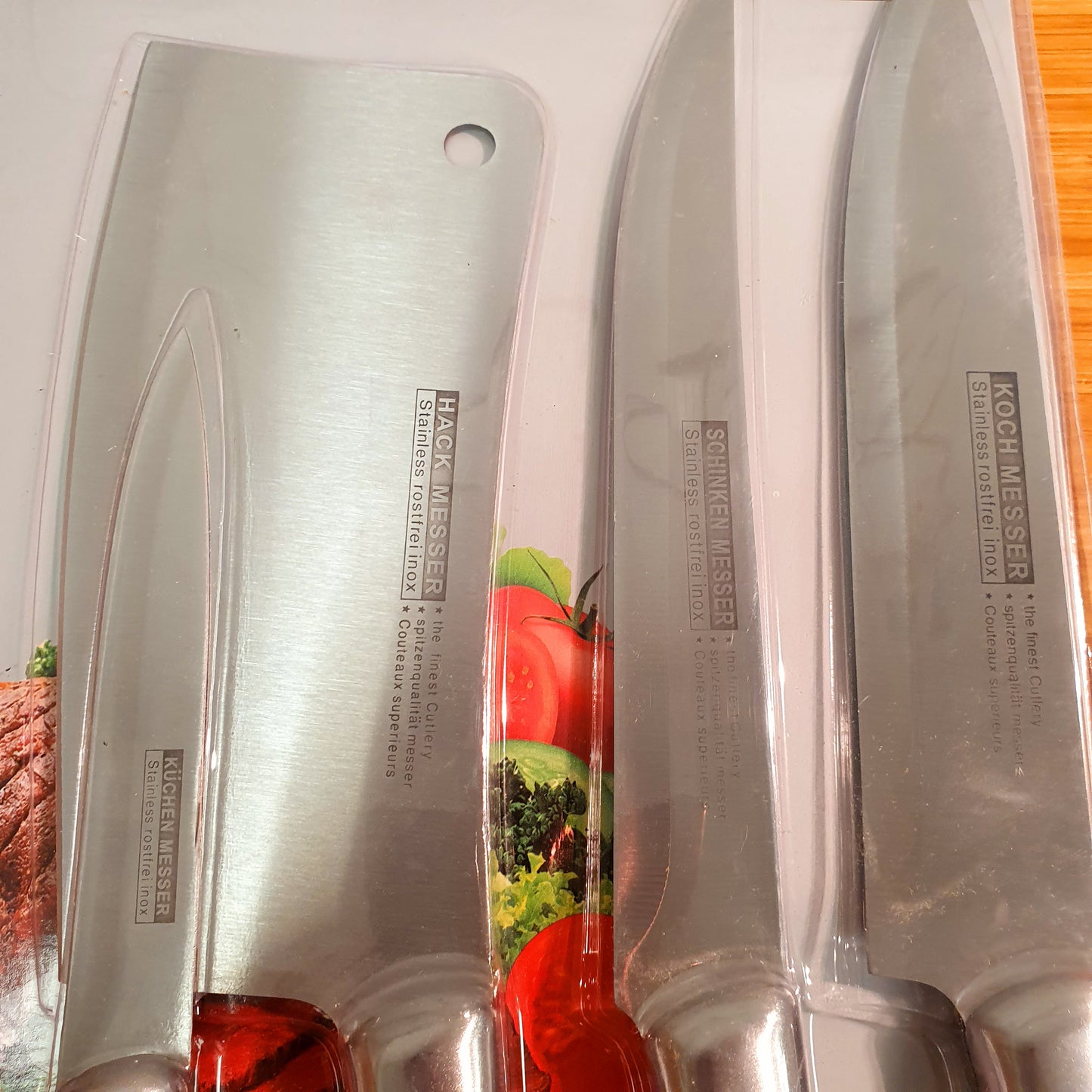 5 pcs knife set stainless steel