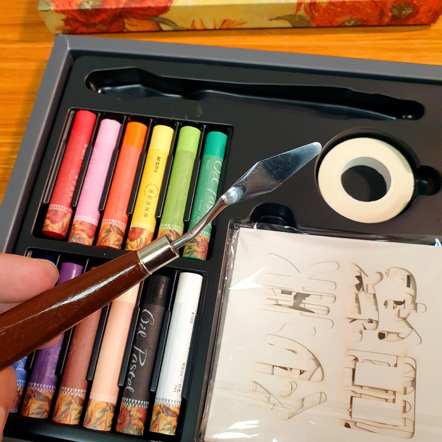 Oil pastel set
