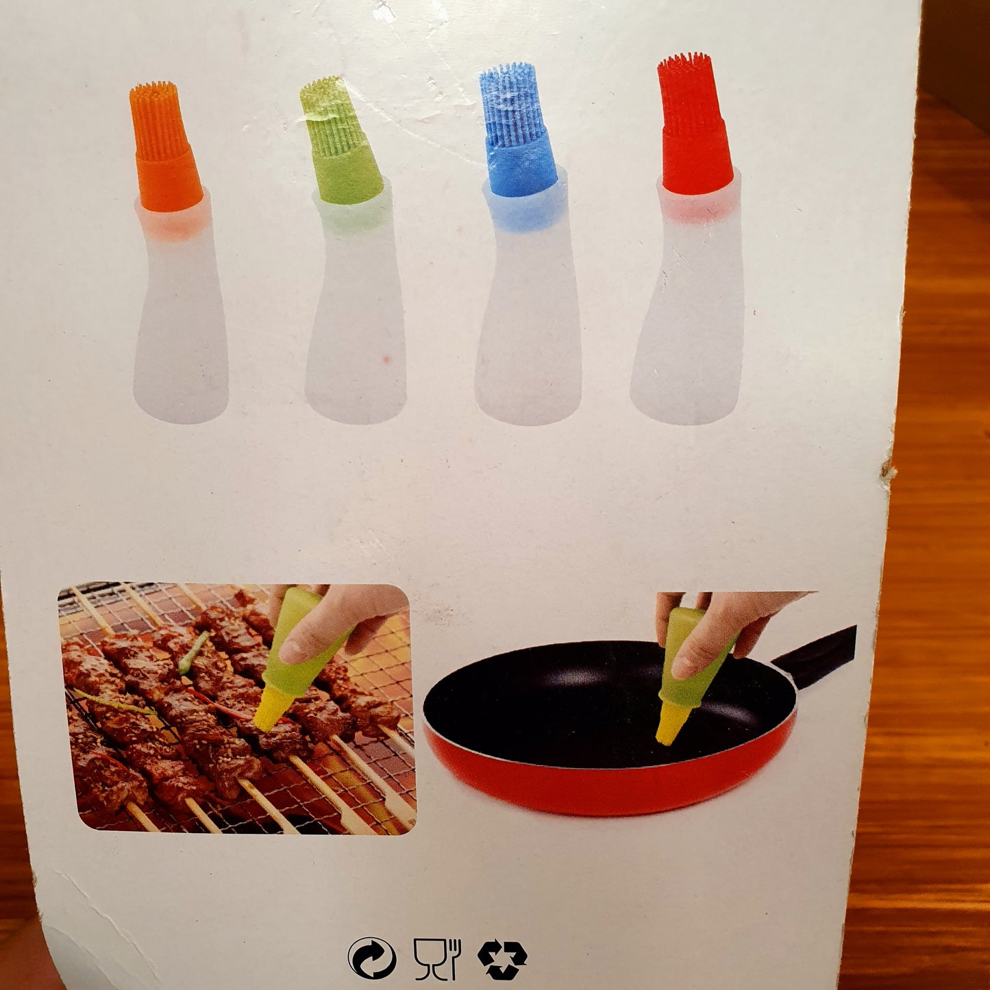 Silicon Oil Bottle and Brush