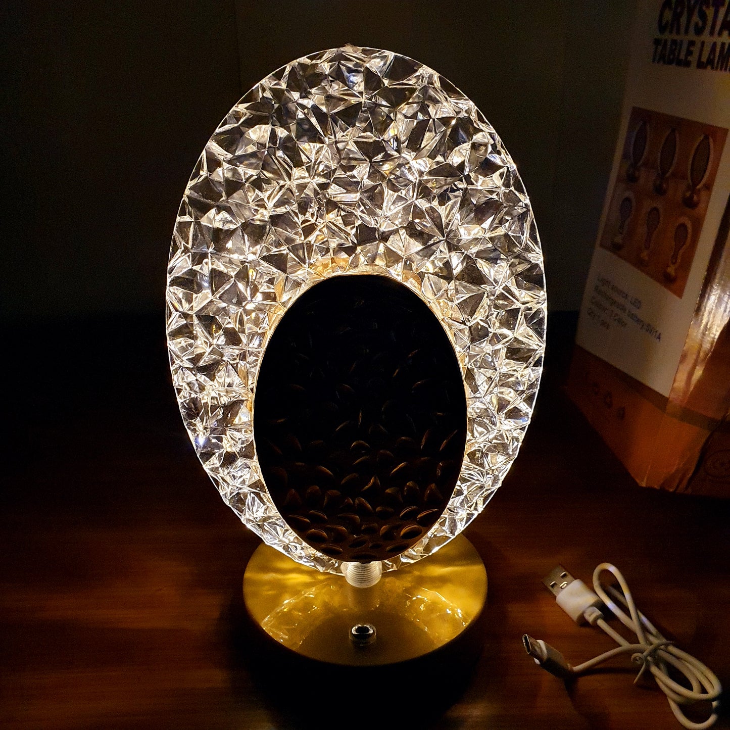 Crystal Table Lamp