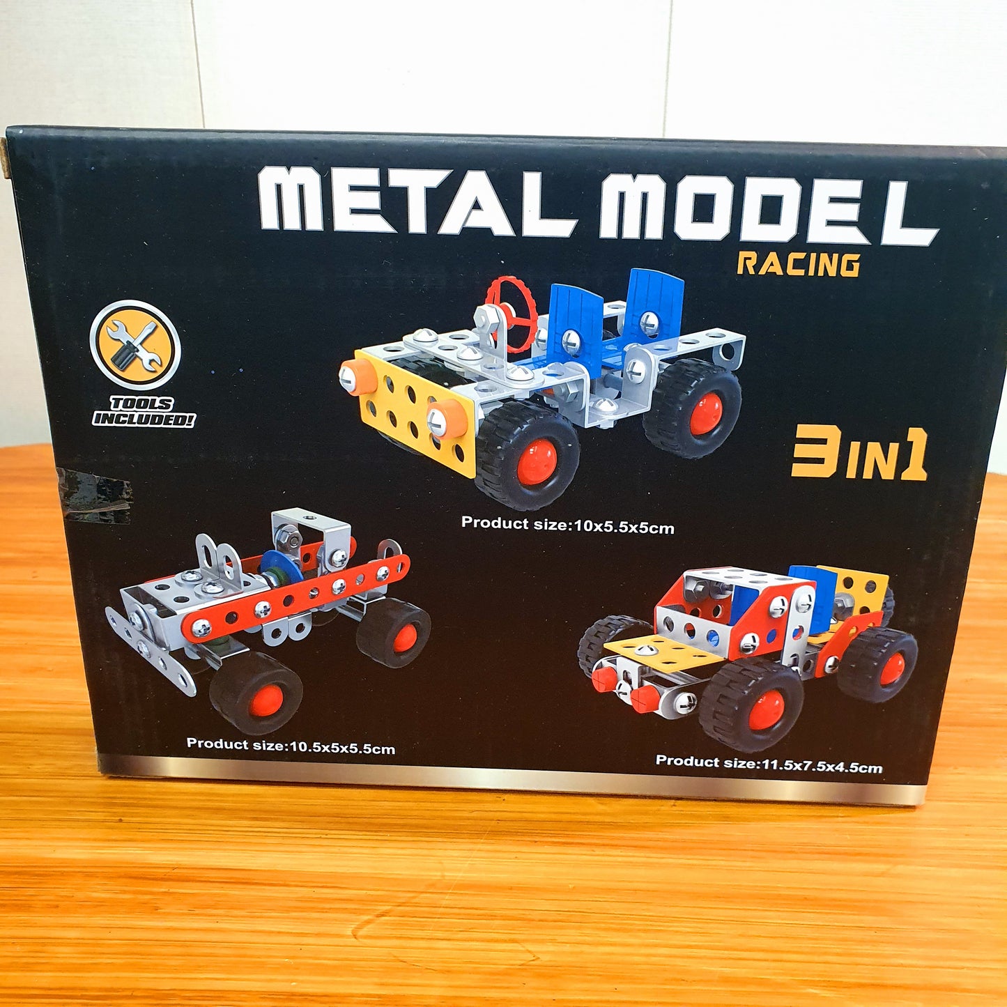Metal Model Racing 3 in one Car Set