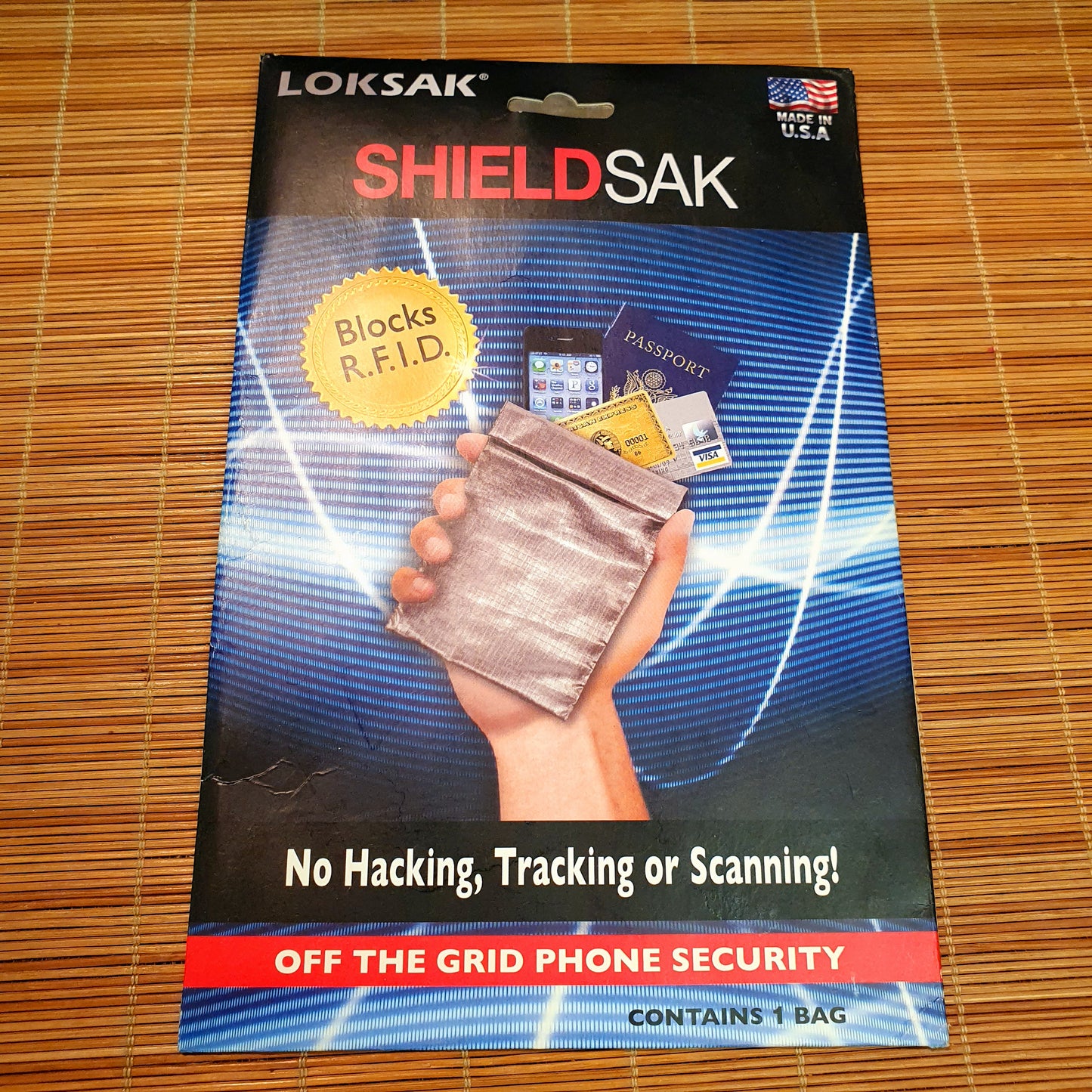 Rfid Shieldsack Blocking Bag Card and Mobile Holder