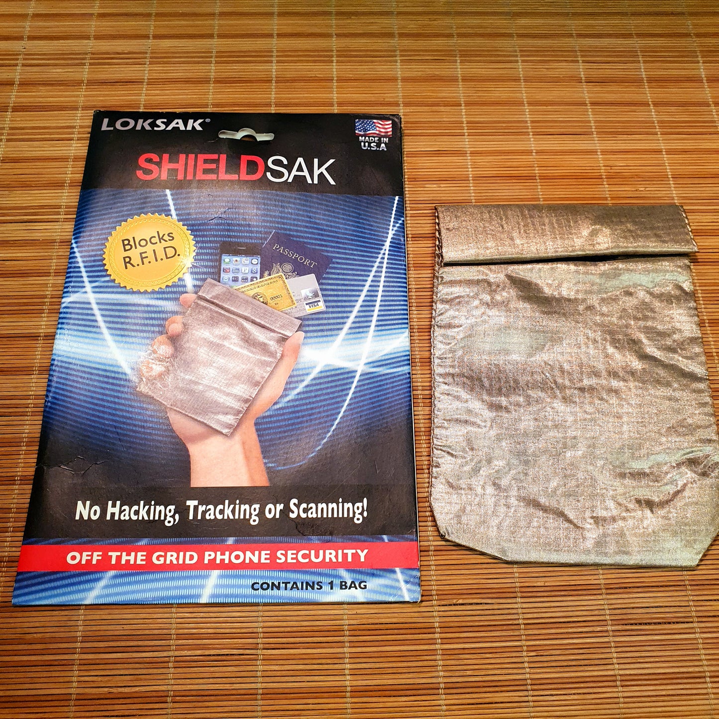 Rfid Shieldsack Blocking Bag Card and Mobile Holder