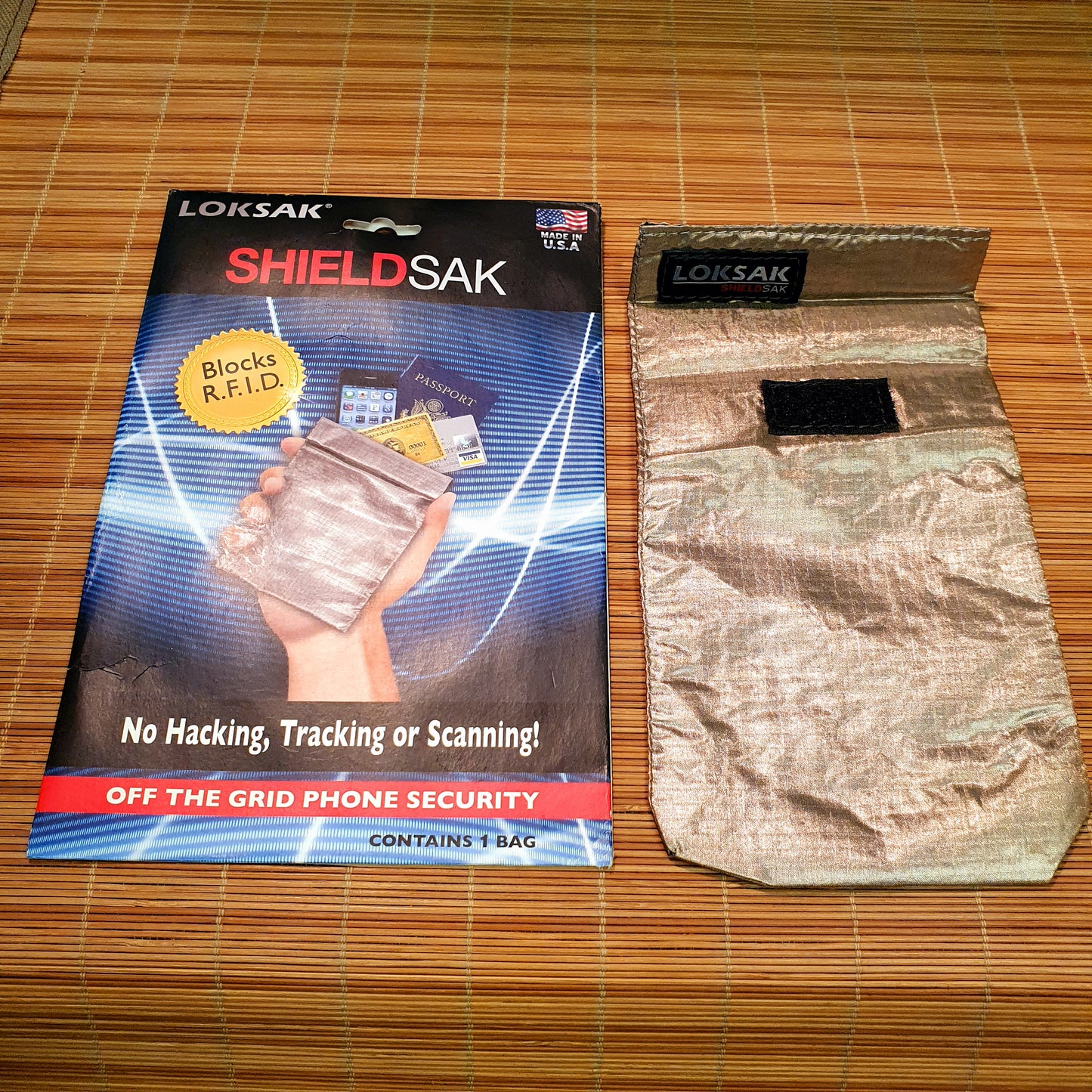 Rfid Shieldsack Blocking Bag Card and Mobile Holder