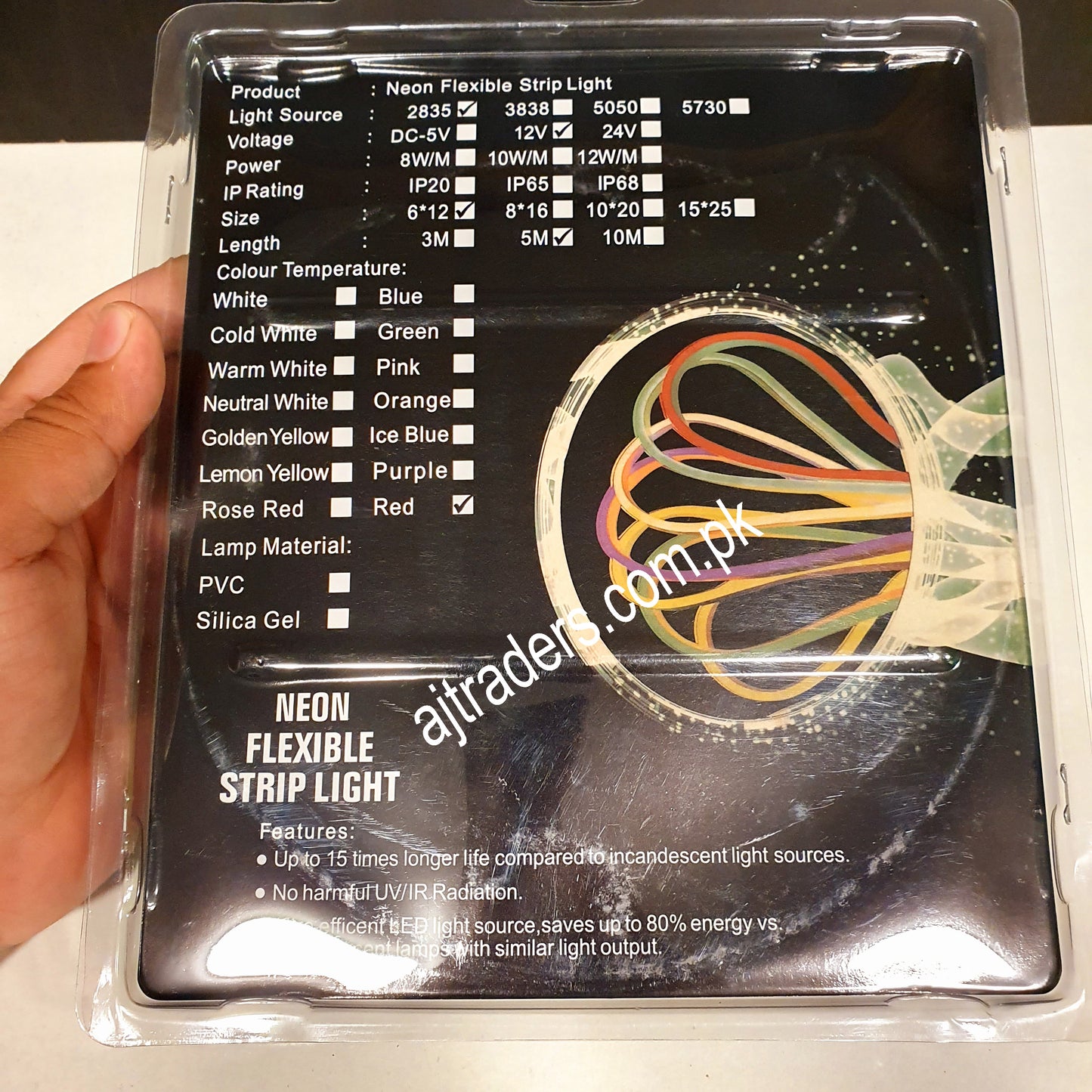 Neon Flexible Strip Light 5M