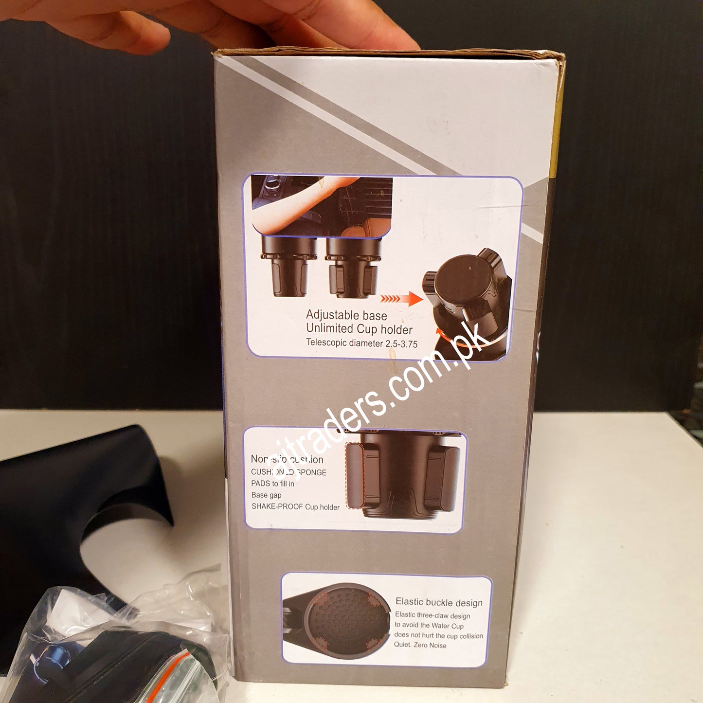 Car Cup Holder with Table Tray