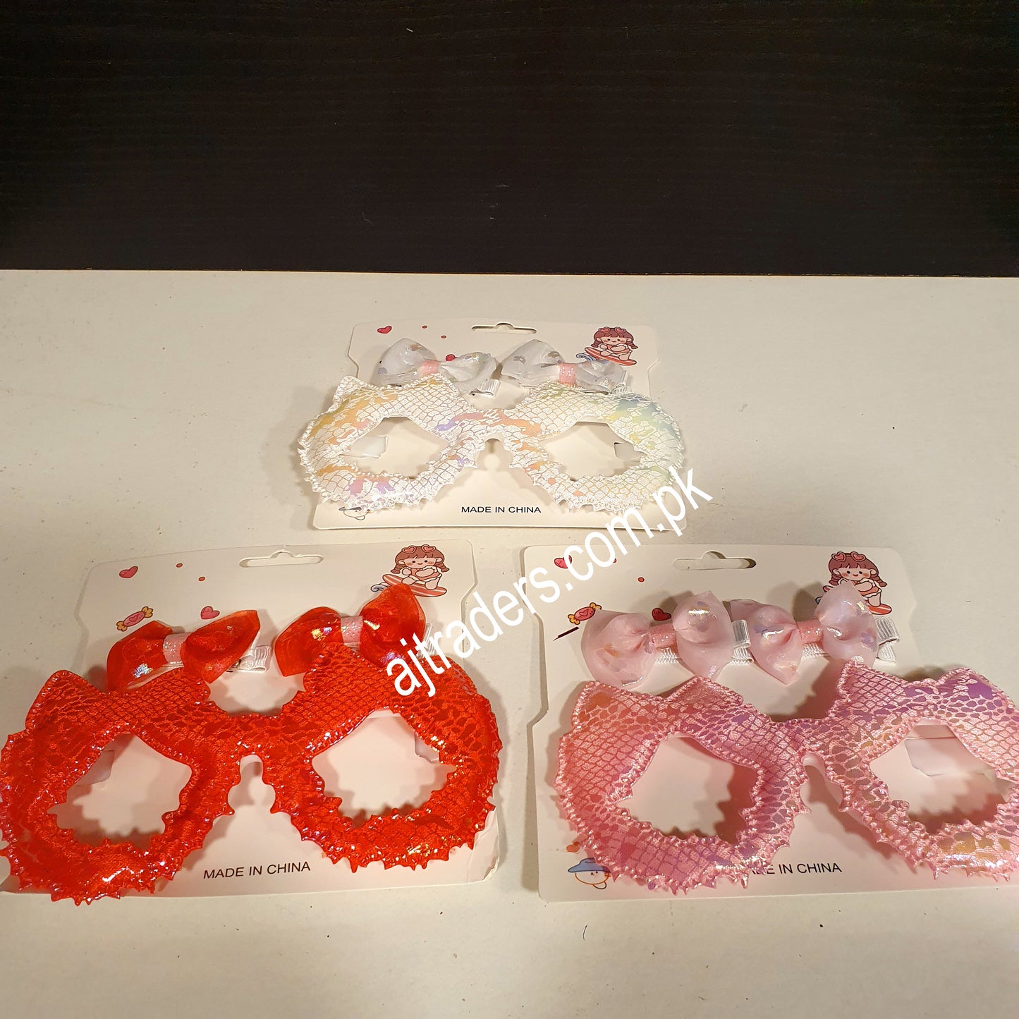 Baby Girls Fabric Glasses with hair Catcher 121075