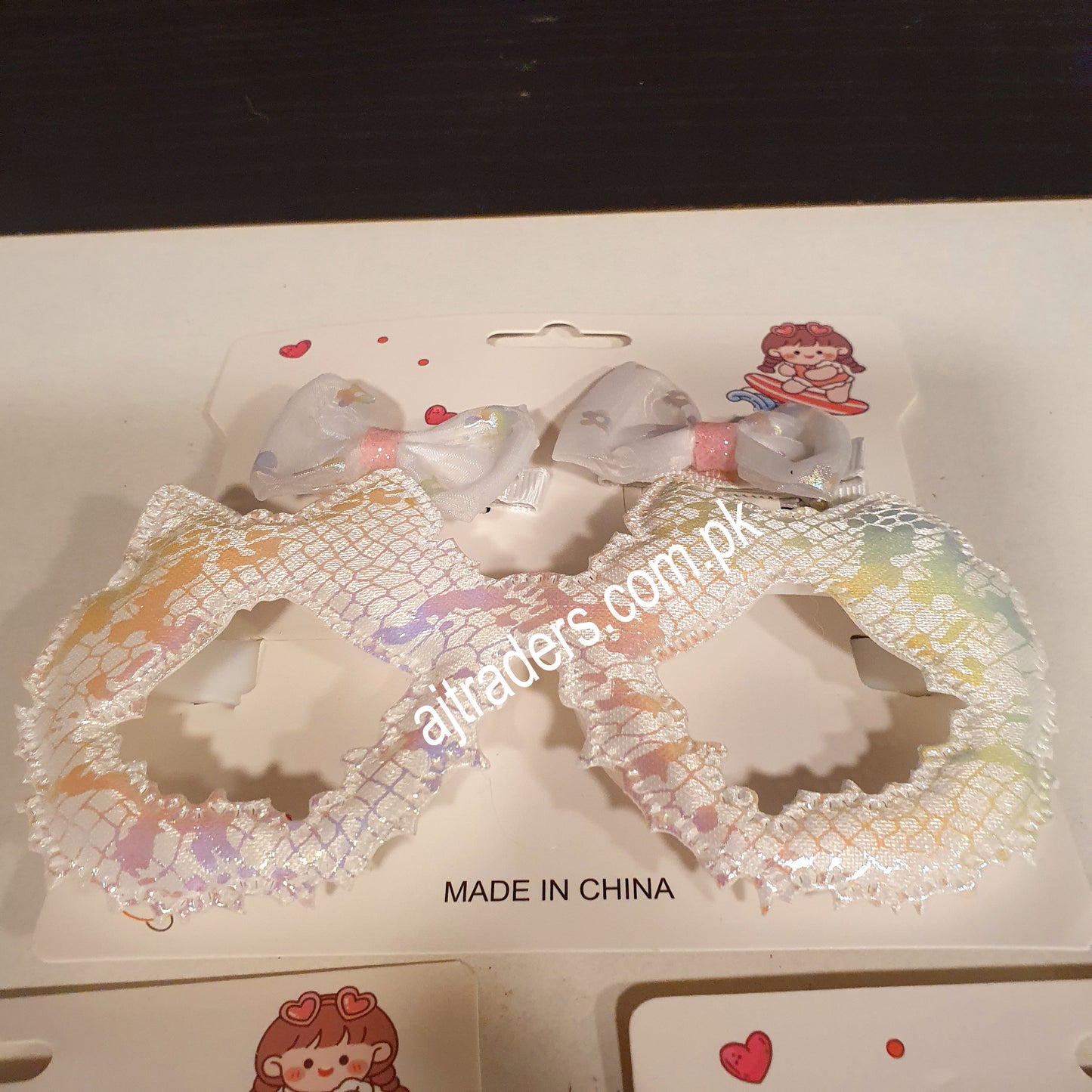 Baby Girls Fabric Glasses with hair Catcher 121075