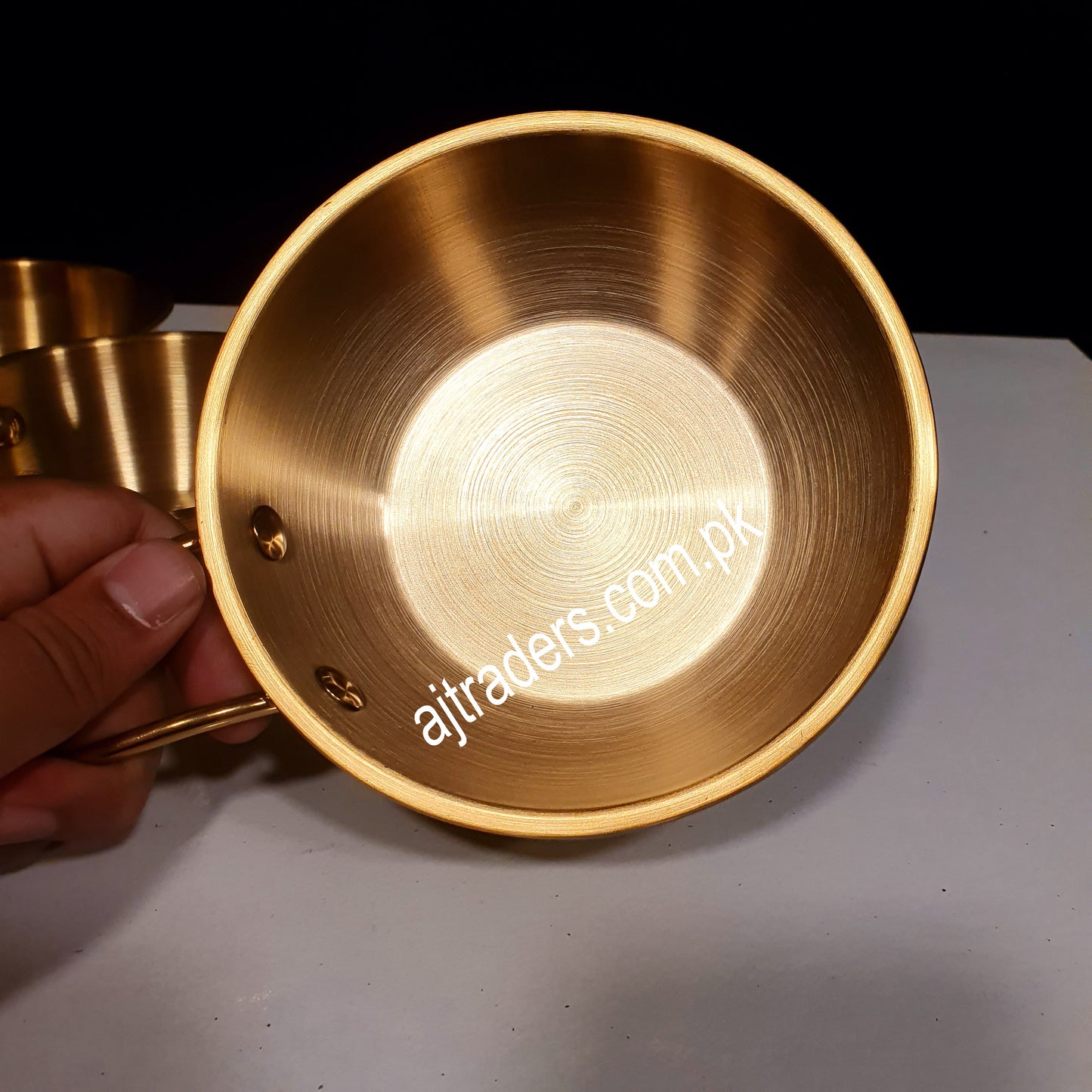 Golden Rice Bowl with Handle 1753-25