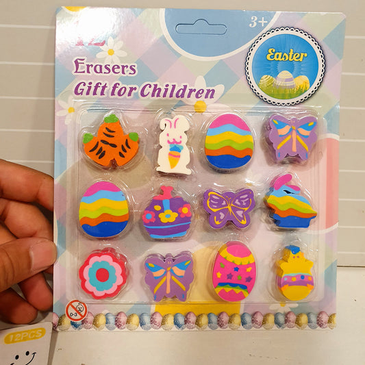12pcs Eraser Pack 121175