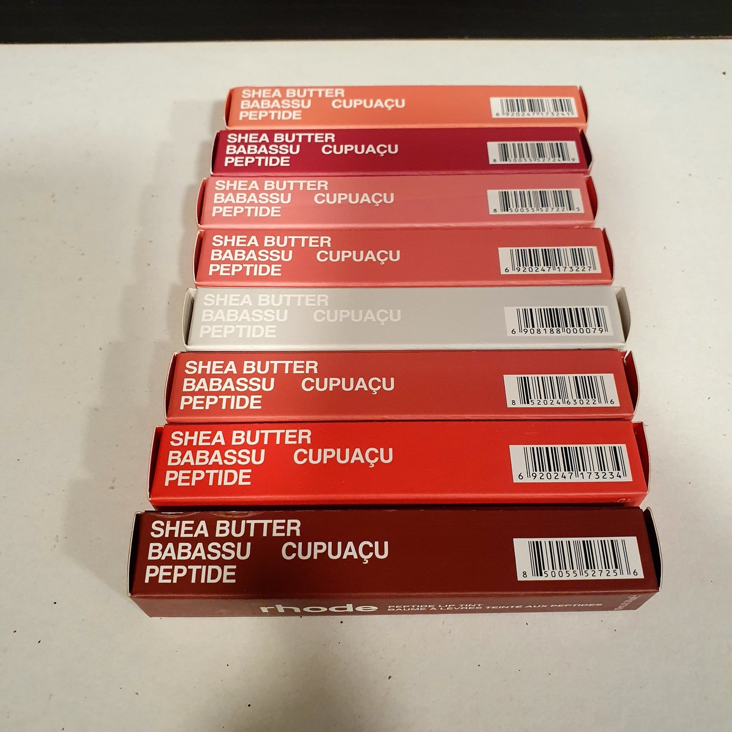 Rhode Peptide Lip Tint pack of 8 Colors Pack