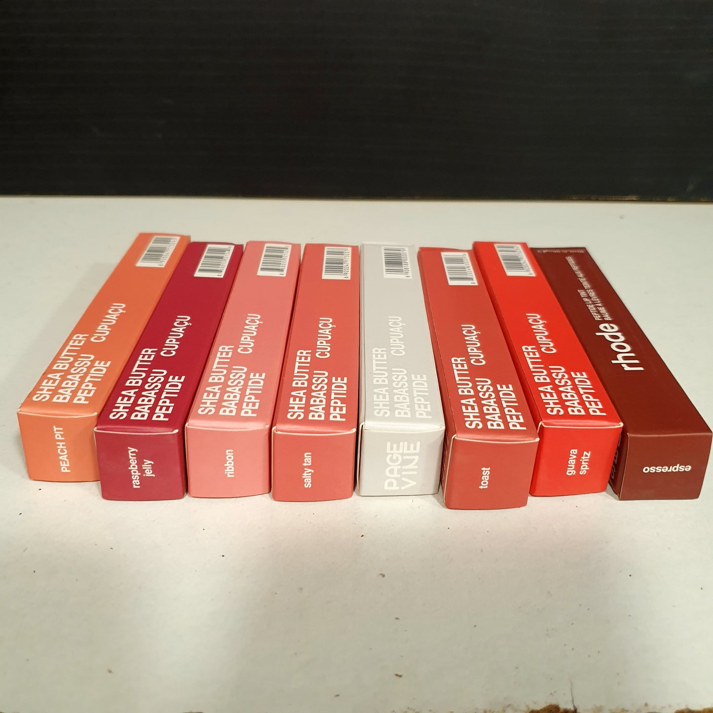 Rhode Peptide Lip Tint pack of 8 Colors Pack