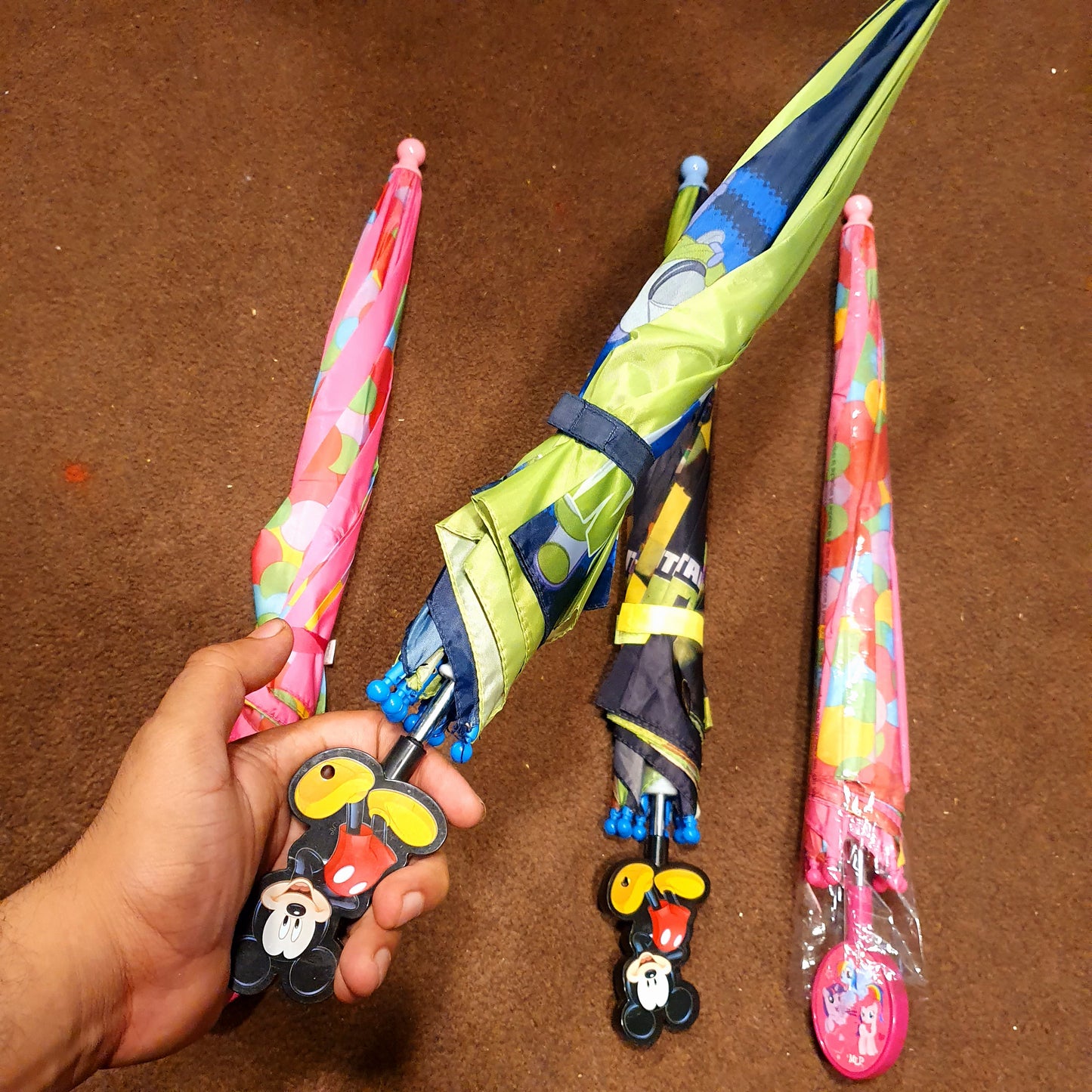 3d Cartoon Style Handle Umbrella 317002