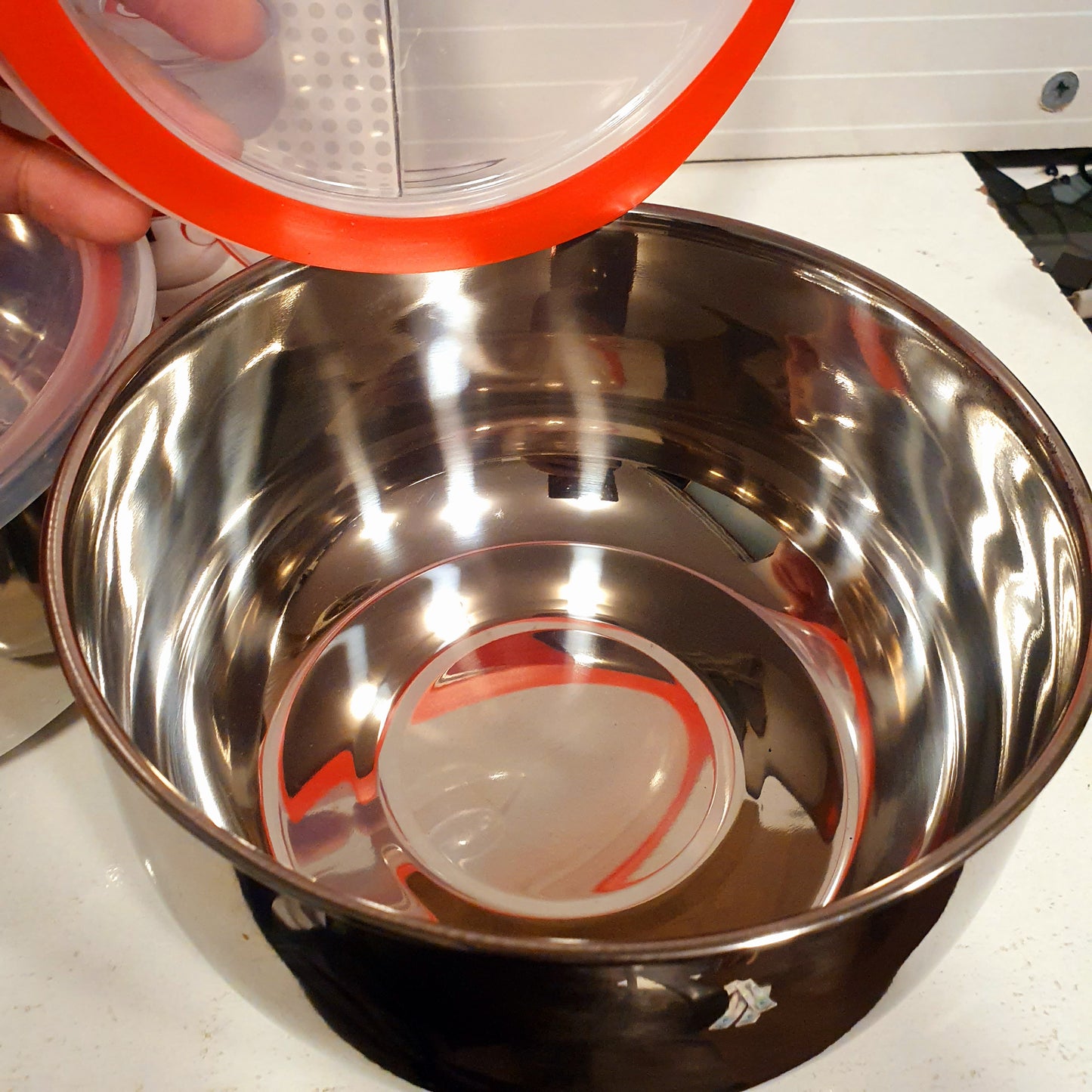 3 piece Set Stainless Airtight Steel Pot 101800