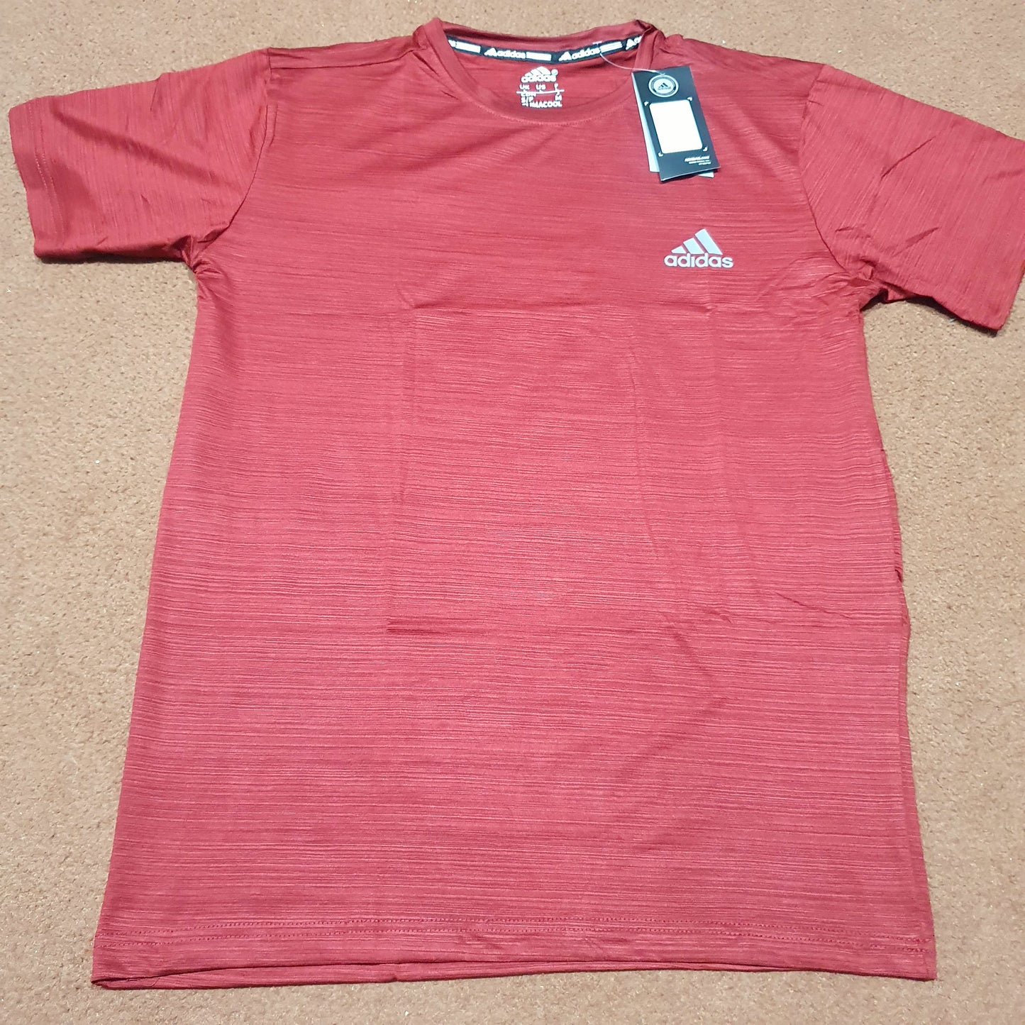 Adidas Maroon Color T-Shirt