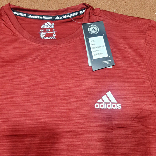 Adidas Maroon Color T-Shirt