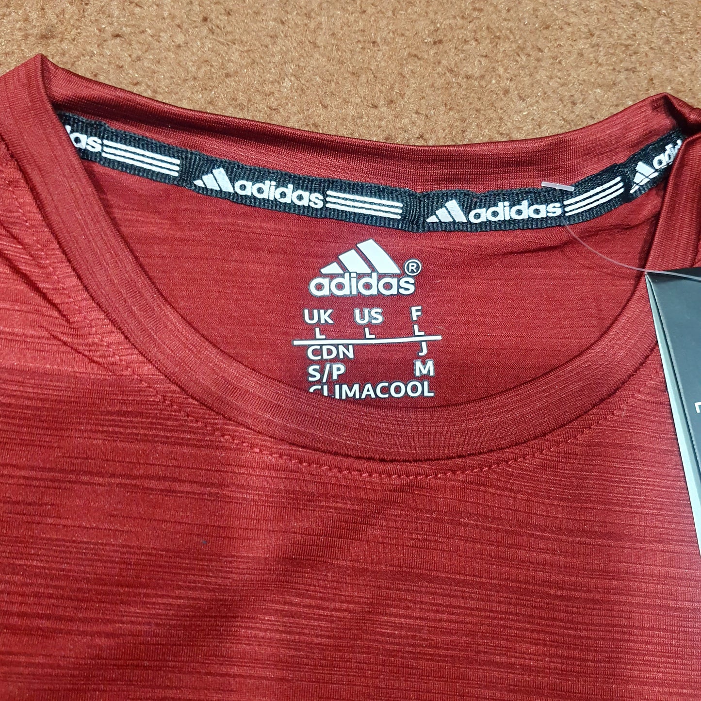 Adidas Maroon Color T-Shirt