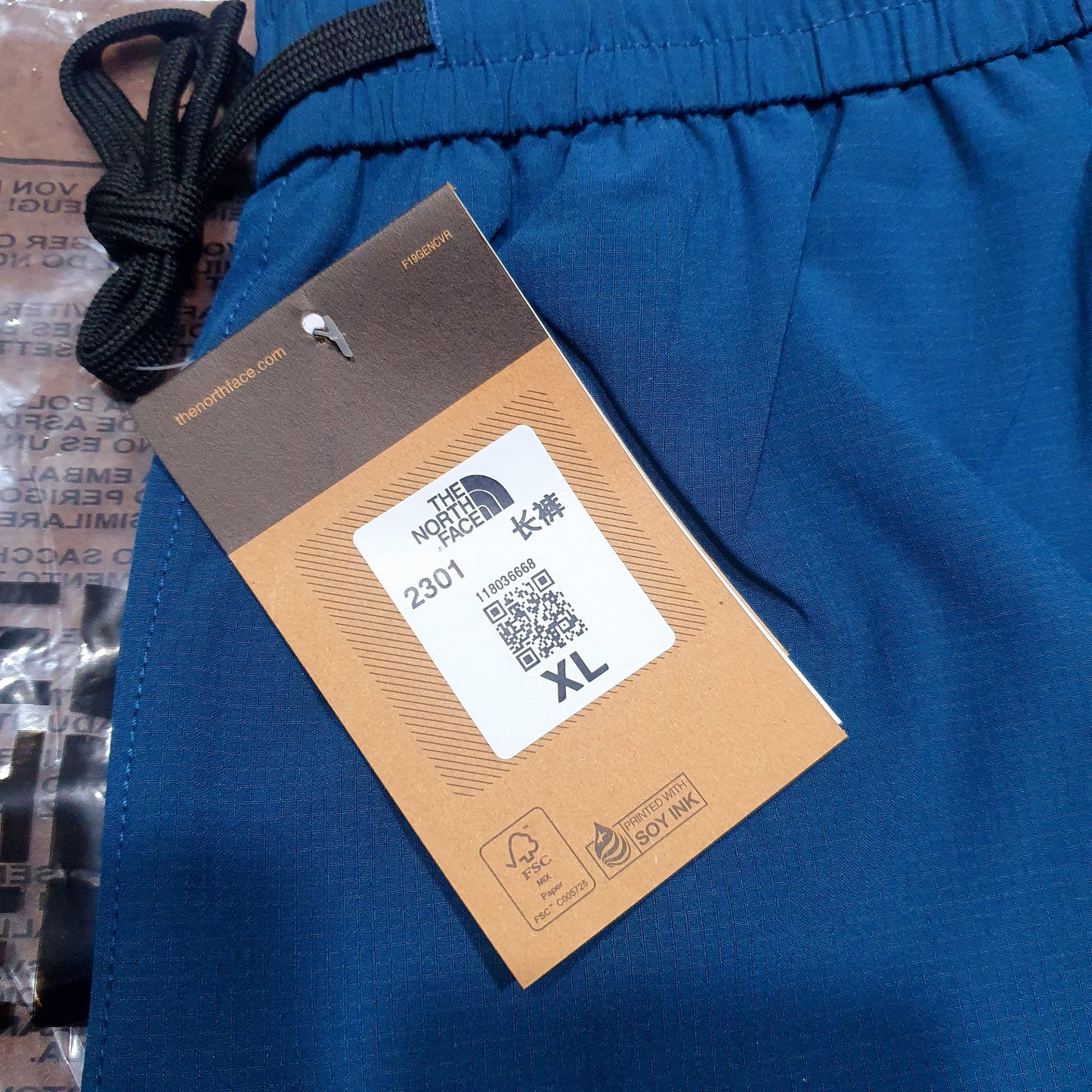 North Face Blue Gents Summer Trouser