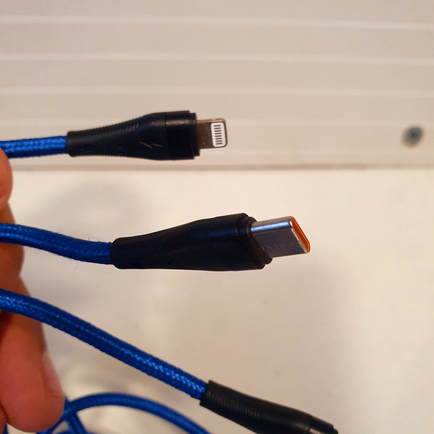3 in 1 iphone android type c charging cable