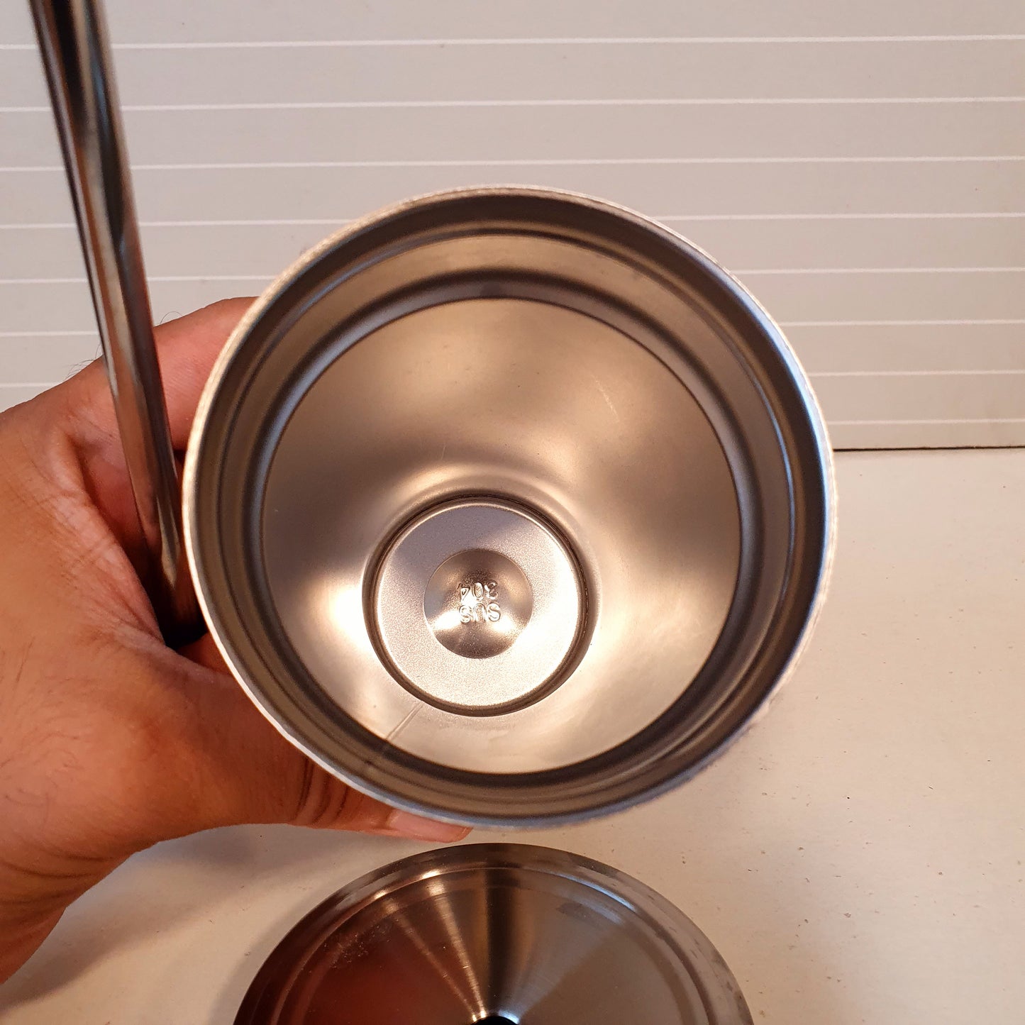 Stainless Steel Glass with Straw 32400