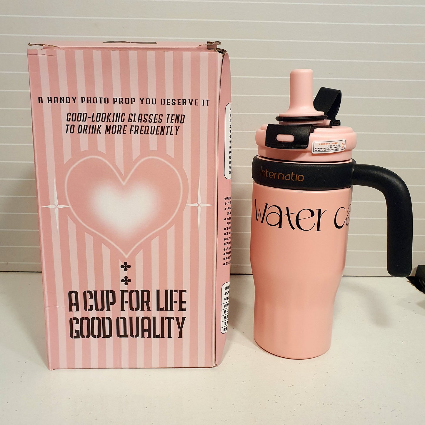 Water Bottle Pink 61070