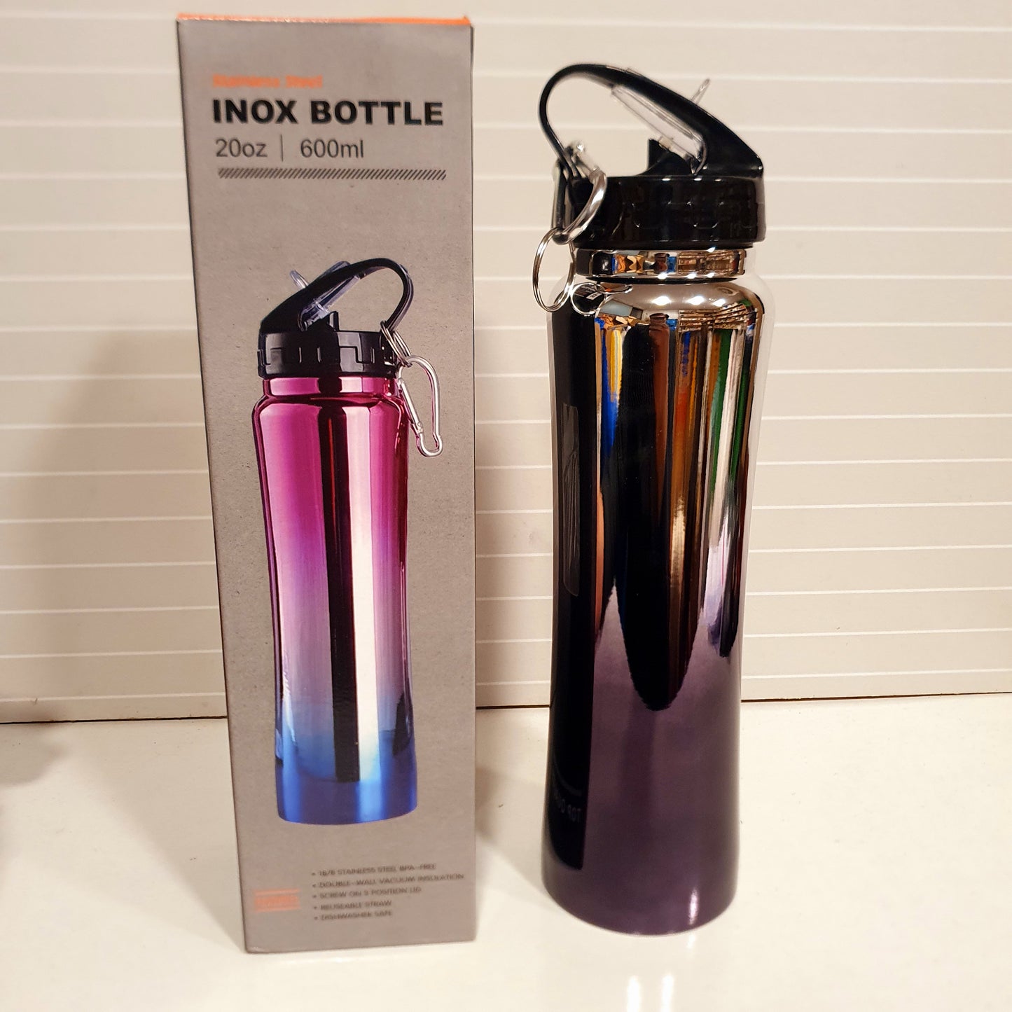Stainless Steel Multi Colored Water Bottle 32500