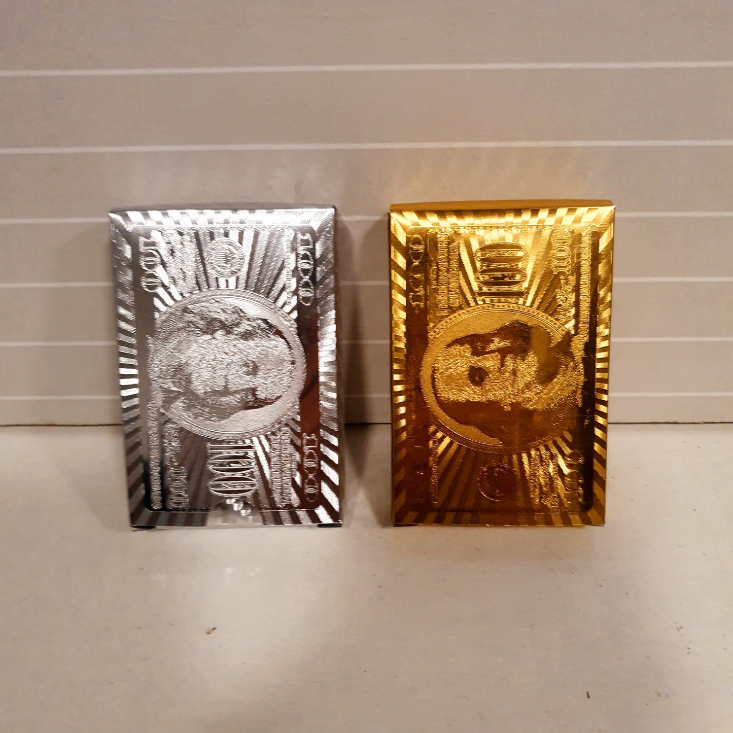 Golden foils playing Cards 62230