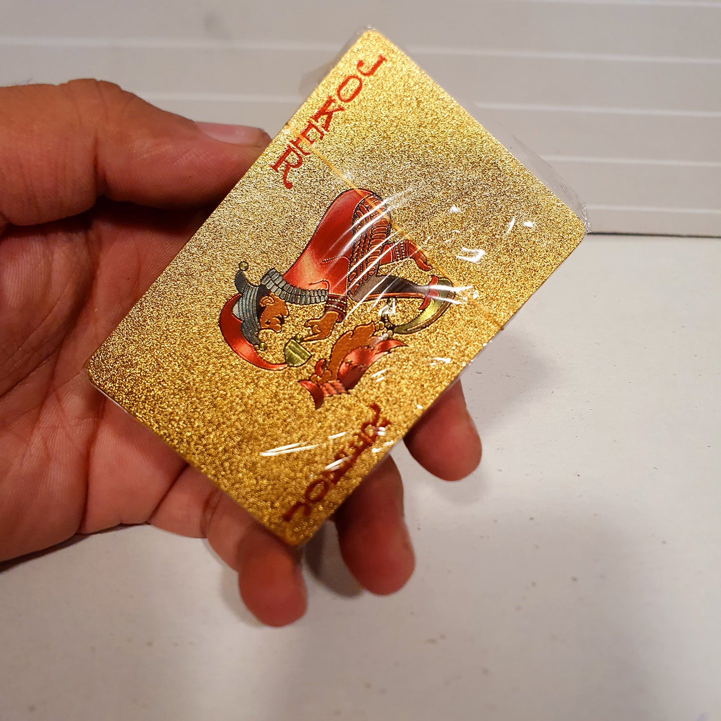 Golden foils playing Cards 62230