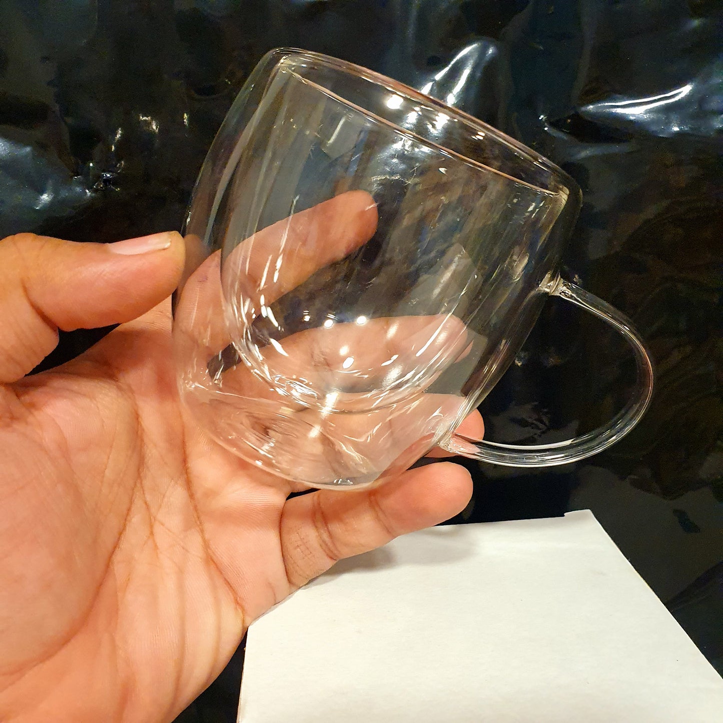 Double Layer Glass mug