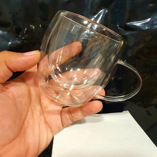Double Layer Glass mug