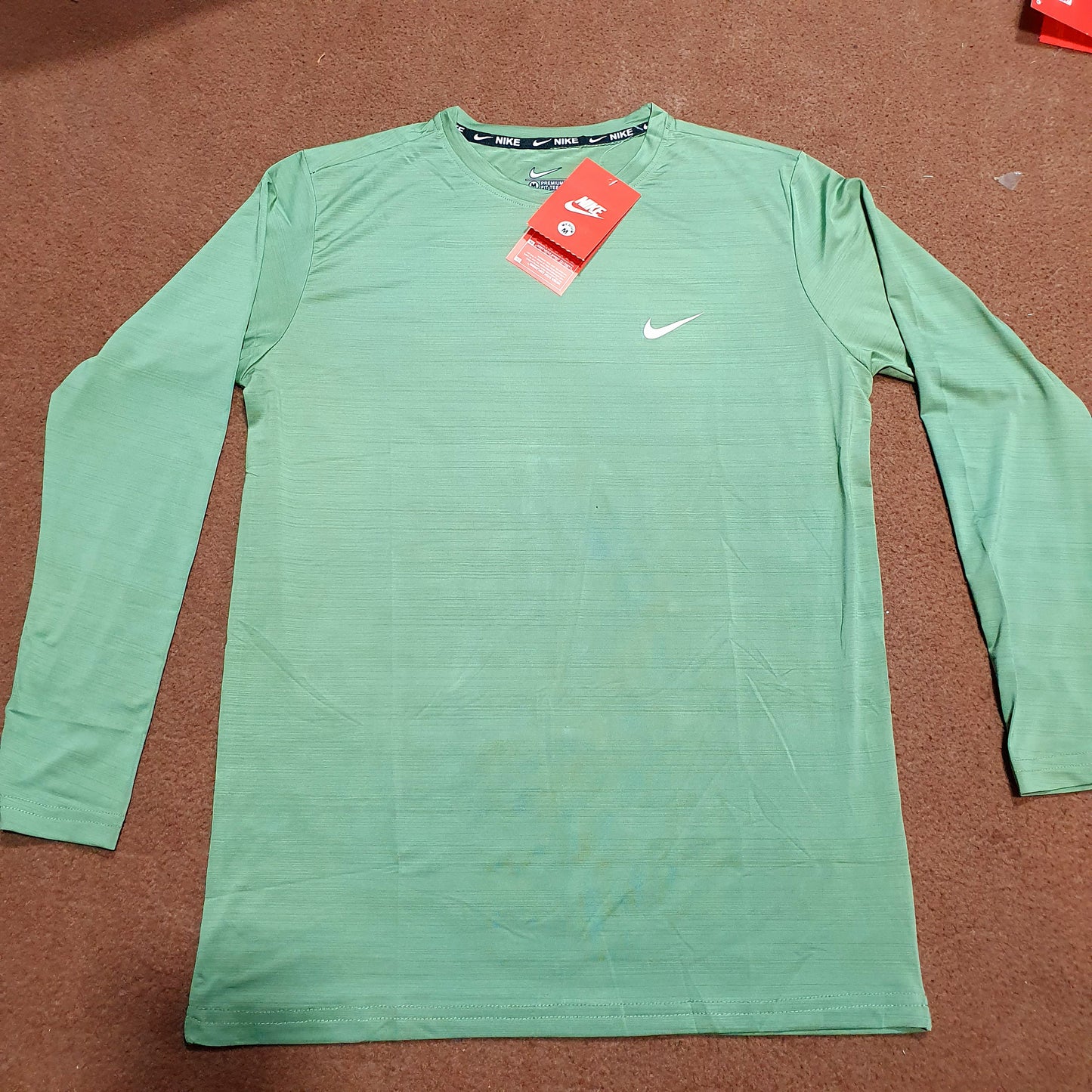 Nike Bright Green Mens Sports Shirt, 2220