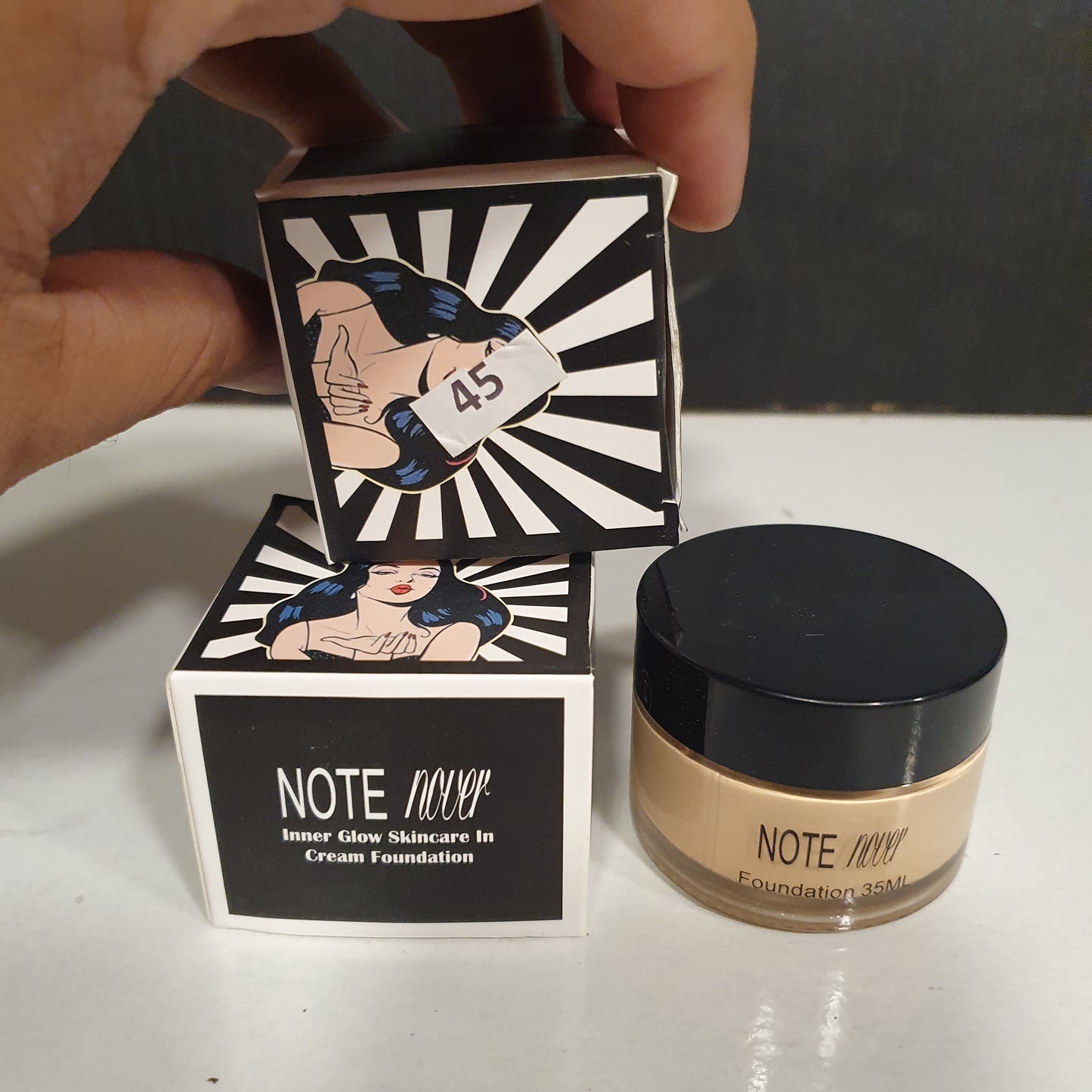 Note Never Inner Glow Skincare Cream Foundation, 61400