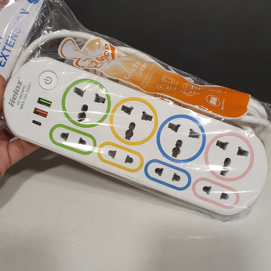 Socket Extension With USB Slots 2900