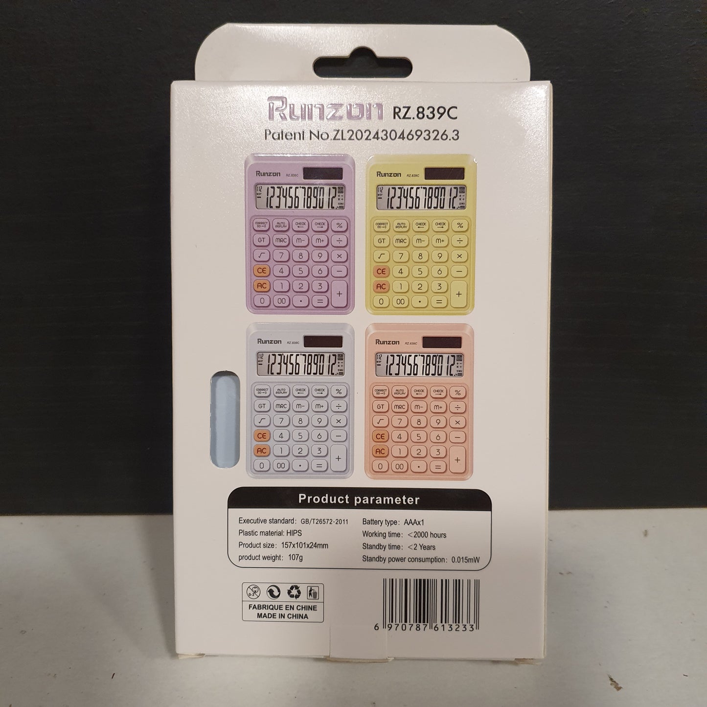 Calculator Runzon Check & correct 32650
