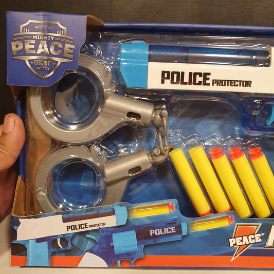 Police Gun Toy Soft Bullet 22600