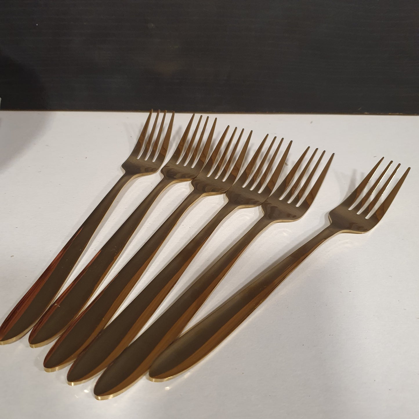 Golden 6pcs Fork Set 11700