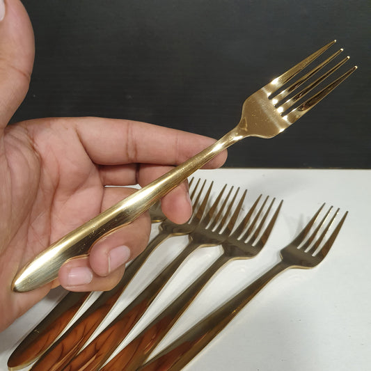Golden 6pcs Fork Set 11700