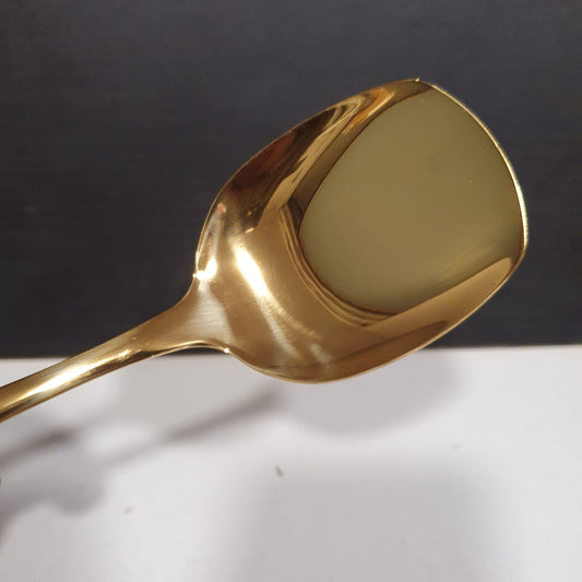 Golden Serving Spoon Plain