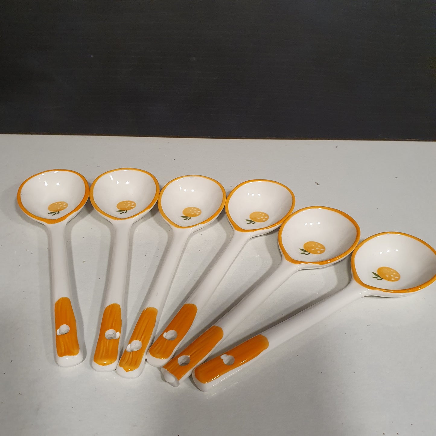 6 Pcs White Spoon Set 61180