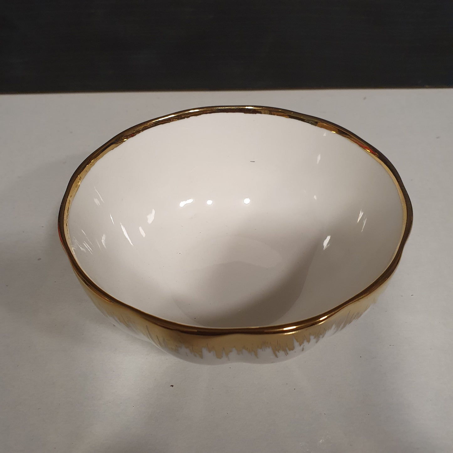 White Golden Small Bowl 41375
