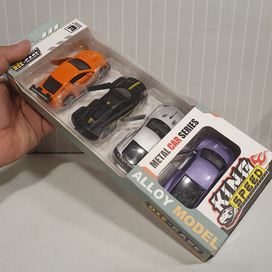Alloy Model King Speed Metal Cars Pack 12200