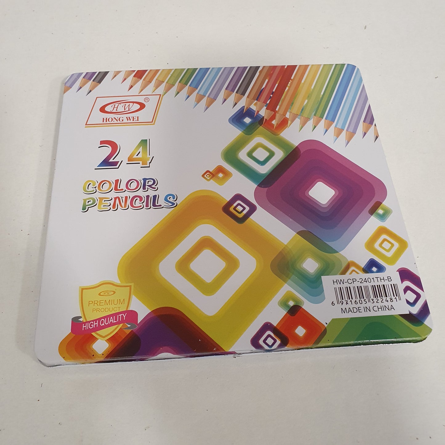 24 pcs Color Pencil Steel Box 31470