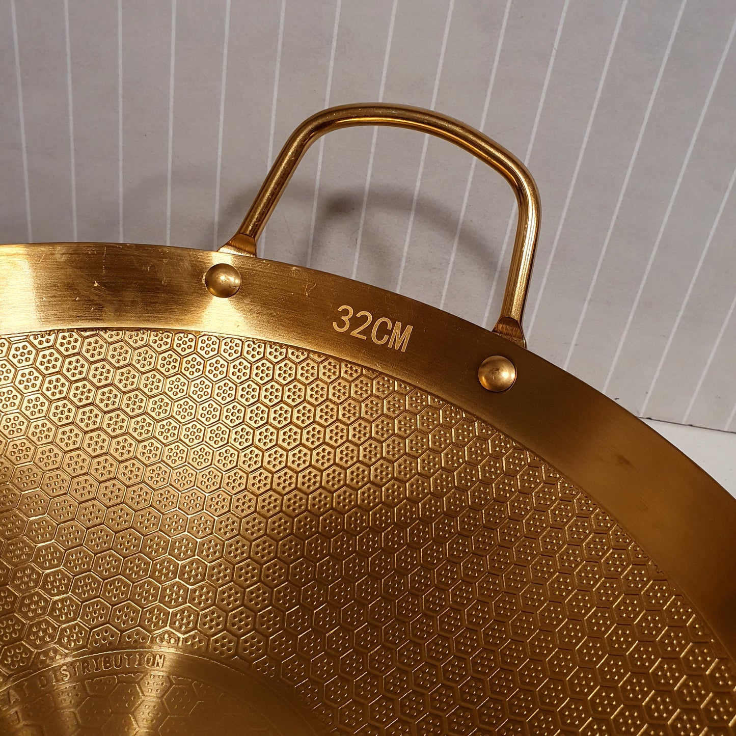 Honeycomb Style Golden Karahi 61170