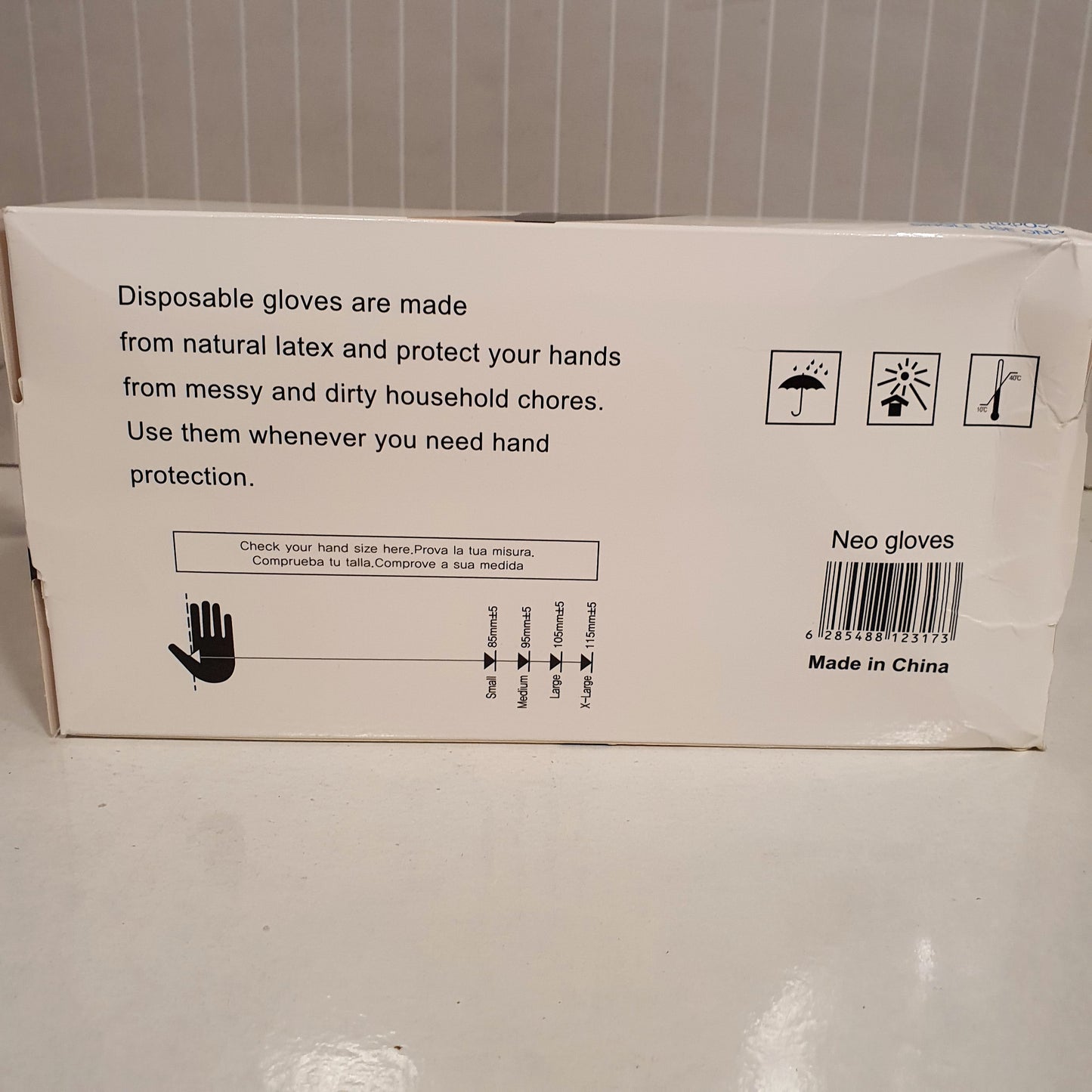 Black Vinyl Nitrile Blend Gloves Powder Free Gloves Pack 21900