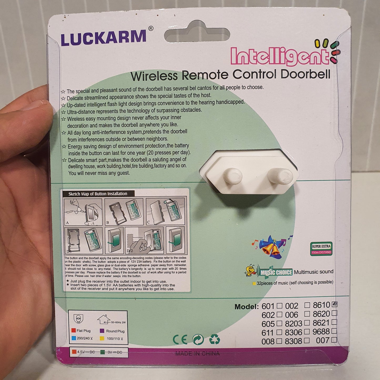 Wireless Remote Control Bell , 31330